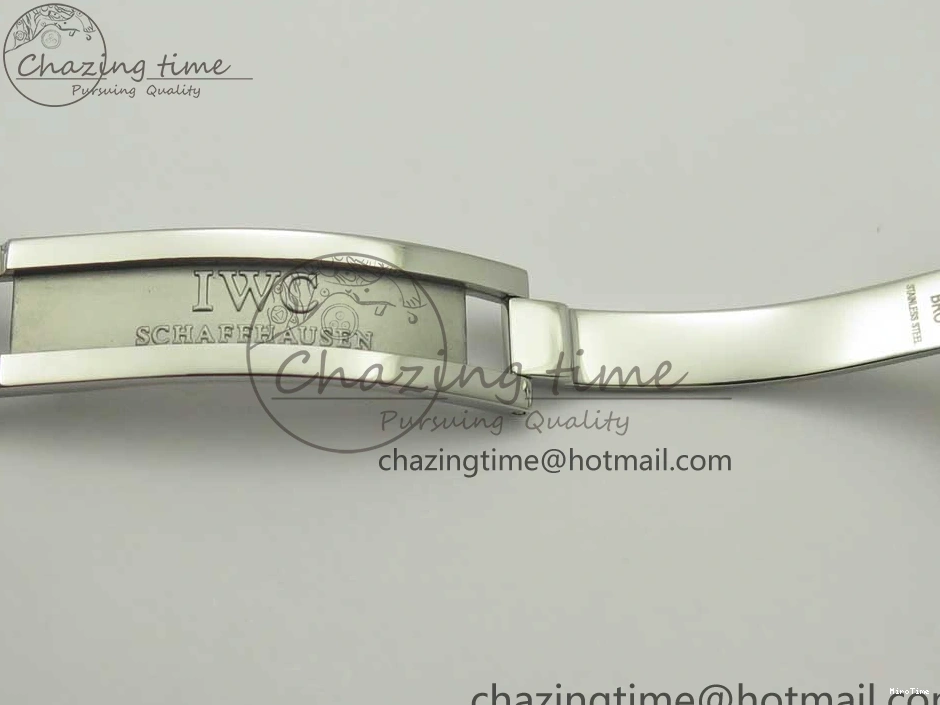 MIROTIME 0127 Lightweight Portuguese Tourbillon IW504602 SS ZF Best Edition Gray Dial on Brown Leather Strap 7177